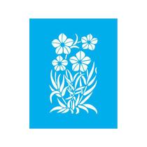 Stencil Tamako Flores - 20X25Cm - Ref 9388