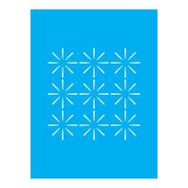 Stencil Tamako Fogos Ano Novo - 15X20Cm - Ref A3301 Stencil Tamako Fogos Ano Novo - 15X20Cm - Ref A3301