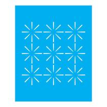 Stencil Tamako Fogos Ano Novo - 20X25Cm - Ref B672 Stencil Tamako Fogos Ano Novo - 20X25Cm - Ref B672