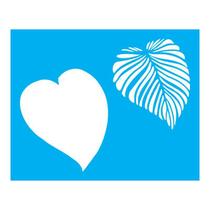 Stencil Tamako Folha - 20X25Cm - Ref 9464