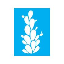 Stencil Tamako Folhas - 15X20Cm - Ref 8560