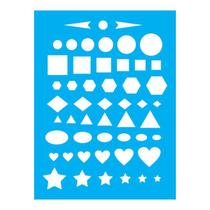 Stencil Tamako Formas Geométricas - 15X20Cm - Ref A2437