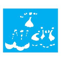 Stencil Tamako Galinhas - 20X25Cm - Ref 9439