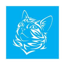 Stencil Tamako Gato - 30X30Cm - Ref 9634