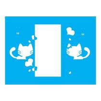 Stencil Tamako Gatos - 15X20Cm - Ref 8963