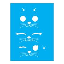Stencil Tamako Gatos 15x20cm - Ref A2651 Alta Qualidade