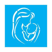 Stencil Tamako Gestacional - 30x30cm - Ref 9957