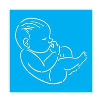 Stencil Tamako Gestacional - 30X30Cm - Ref 9962