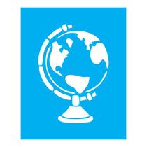 Stencil Tamako Globo - 20X25Cm - Ref B603