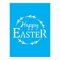 Stencil Tamako Happy Easter - 15X20Cm - Ref A2839