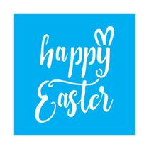 Stencil Tamako Happy Easter - 30X30Cm - Ref 9878