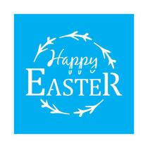 Stencil Tamako Happy Easter - 30X30Cm - Ref 9881