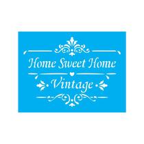 Stencil Tamako Home Sweet Home - 15X20Cm - Ref 8525