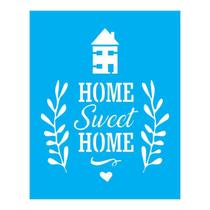 Stencil Tamako Home Sweet Home - 20X25Cm - Ref B348