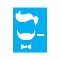 Stencil Tamako Homem Barba - 15X20Cm - Ref 8576