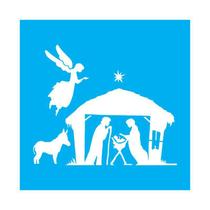 Stencil Tamako Jesus - 30X30Cm - Ref 9731