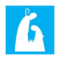 Stencil Tamako Jesus - 30X30Cm - Ref 9732