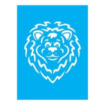 Stencil Tamako Leão - 15X20Cm - Ref A3199