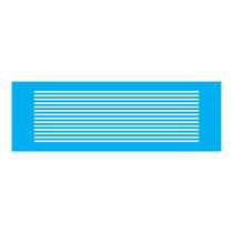 Stencil Tamako Listras - 10X30Cm - Ref 7634