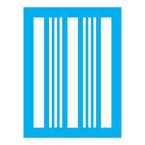 Stencil Tamako Listras - 15X20Cm - Ref A3337