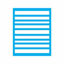 Stencil Tamako Listras - 20X25Cm - Ref 9153