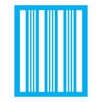 Stencil Tamako Listras - 20X25Cm - Ref B712