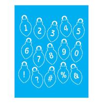 Stencil Tamako Luzes - 20X25Cm - Ref B158