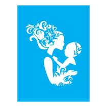 Stencil Tamako Mãe - 15X20Cm - Ref A2126