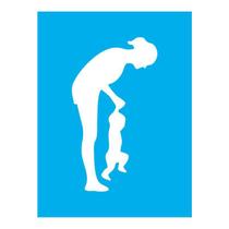 Stencil Tamako Mãe Filho - 15X20Cm - Ref 8777