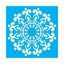 Stencil Tamako Mandala - 30X30Cm - Ref 9507