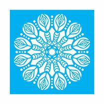 Stencil Tamako Mandala - 30X30Cm - Ref 9523