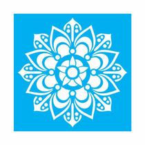 Stencil Tamako Mandala - 30X30Cm - Ref 9553