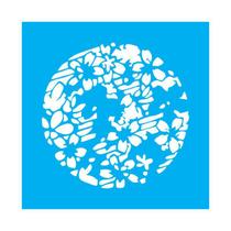 Stencil Tamako Mandala - 30X30Cm - Ref 9921