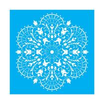 Stencil Tamako Mandala Arabesco - 30X30Cm - Ref 9570
