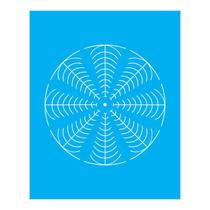 Stencil Tamako Mandala Linha 3D - 20X25Cm - Ref B758