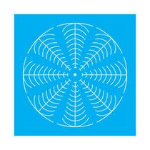 Stencil Tamako Mandala Linha 3D - 30X30Cm - Ref D242 Stencil Tamako Mandala Linha 3D - 30X30Cm - Ref D242