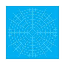 Stencil Tamako Mandala Linhas - 30X30Cm - Ref 9601 Stencil Tamako Mandala Linhas - 30X30Cm - Ref 9601