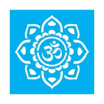 Stencil Tamako Mandala Ohm - 30X30Cm - Ref 9645 Stencil Tamako Mandala Ohm - 30X30Cm - Ref 9645