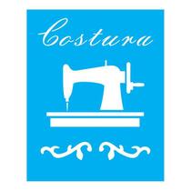 Stencil Tamako Máquina Costura - 20X25Cm - Ref 1052