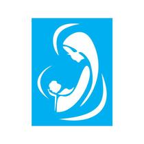 Stencil Tamako Maria Bebê Jesus - 15X20Cm - Ref 8532