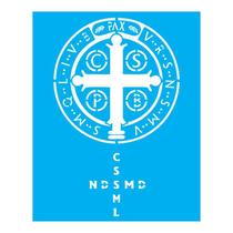 Stencil Tamako Medalha De São Bento - 20X25Cm - Ref B178