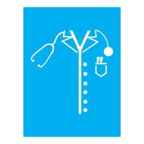 Stencil Tamako Médico - 15X20Cm - Ref A2276 Stencil Tamako Médico - 15X20Cm - Ref A2276