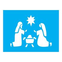 Stencil Tamako Menino Jesus - 15X20Cm - Ref A3256