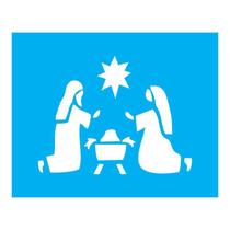 Stencil Tamako Menino Jesus - 20X25Cm - Ref B627