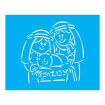 Stencil Tamako Menino Jesus - 20X25Cm - Ref B660