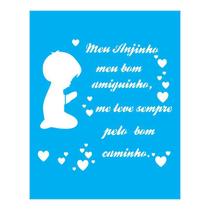 Stencil Tamako Meu Anjinho - 20X25Cm - Ref B678