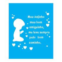 Stencil Tamako Meu Anjinho - 20X25Cm - Ref B679