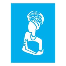 Stencil Tamako Mulher - 15X20Cm - Ref 8664