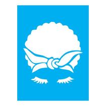 Stencil Tamako Mulher - 15X20Cm - Ref A2983