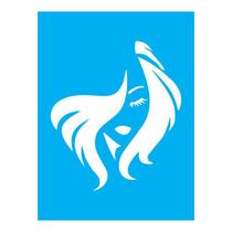 Stencil Tamako Mulher - 15X20Cm - Ref A2986